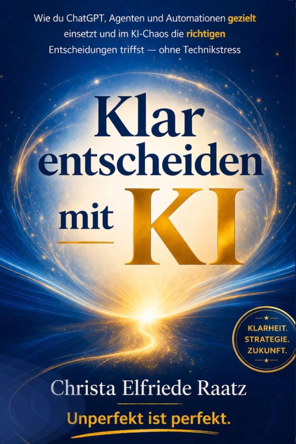 Buchcover: Klar entscheiden mit KI von Christa Raatz